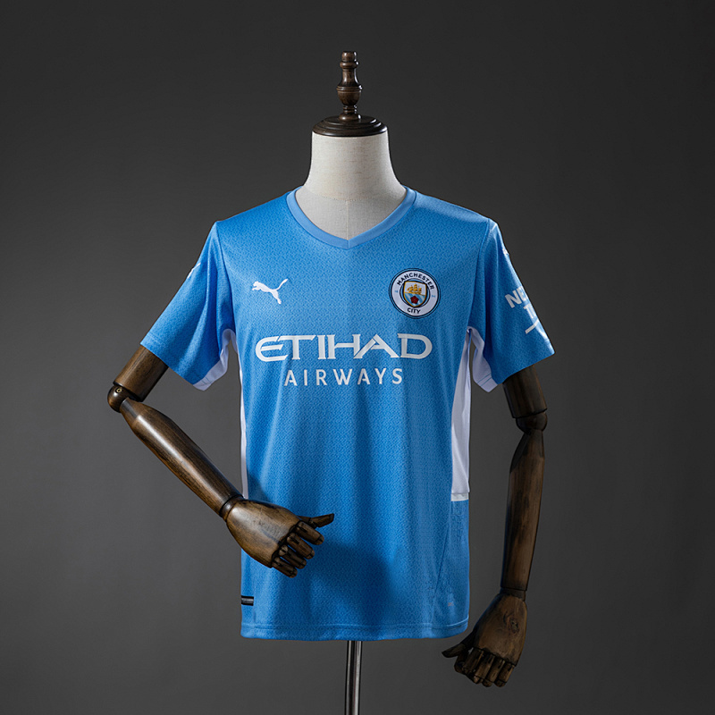 Manchester City 21-22 Home Retro Jersey S-XXL
